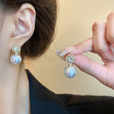 Pearl drop earrings