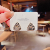 Glamorous Black Diamond Earrings