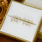 Crystal Flower Earrings