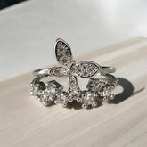 Silver Infinite Love Ring