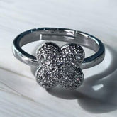 Silver Moonstone Visionary Ring