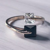 Silver Snowfall Ring