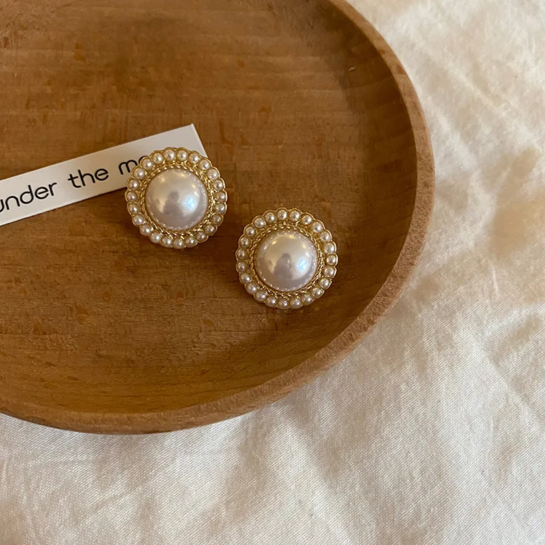 Party Glamor pearl Earrings