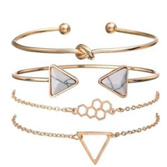 Rose Gold-Plated Handcrafted Bracelet