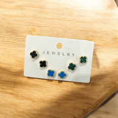 Set of 3 Mini Studs- Multicolored