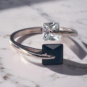 Silver Snowfall Ring