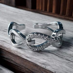 Silver Zircon Vintage Ring