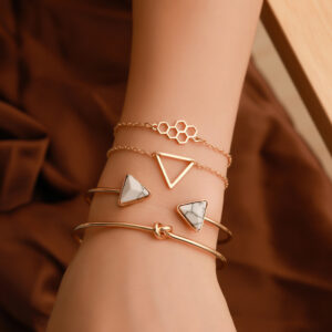 Rose Gold-Plated Handcrafted Bracelet