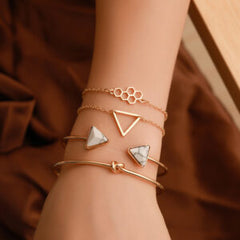 Rose Gold-Plated Handcrafted Bracelet