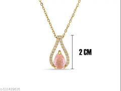 Pink Crystal Necklace